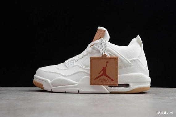 Rep EP Retro Air (Levi's Tag) 4 Jordan AO2571 100 White Levi's 100 AO2571 0112